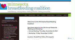 Desktop Screenshot of mnbreastfeedingcoalition.org